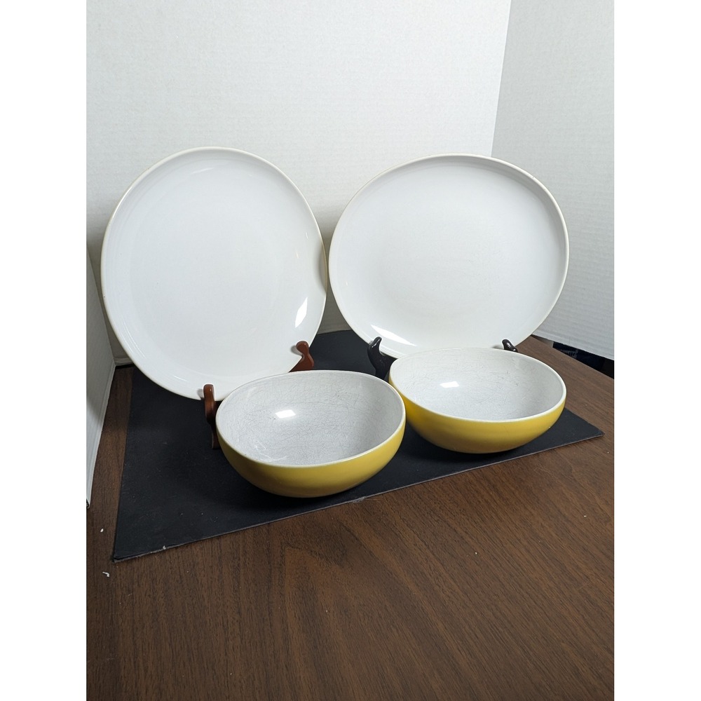 Kate Spade Lenox Summer Circle Yellow 4 Piece Set